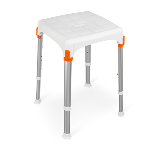 Taboret prysznicowy kwadratowy LM Global KING-STA-20