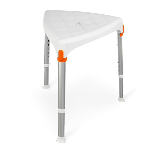 Taboret prysznicowy trójkątny LM Global KING-STTA-20