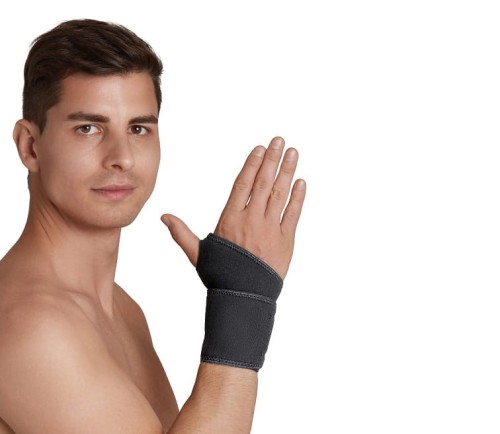 Neoprenowy stabilizator nadgarstka ze wzmocnieniem śródręcza. IMMOBILO OPS