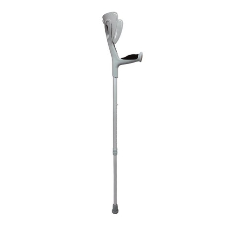 Kula łokciowa aluminiowa z miękkim uchwytem Armedical Softi Szare