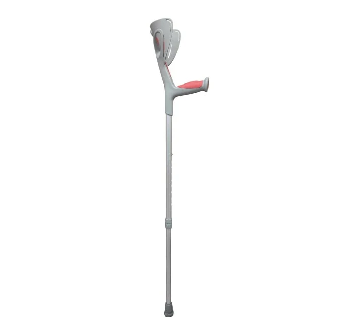 Kula łokciowa aluminiowa z miękkim uchwytem Armedical Softi Szare