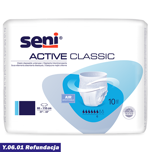 Majtki chłonne Seni Active Classic – opakowanie 10 szt
