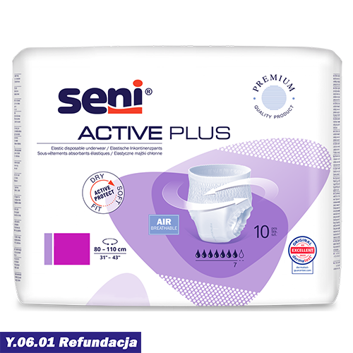 Majtki chłonne Seni Active Plus – opakowanie 10 szt