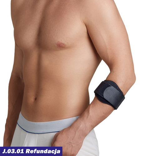 Neoprenowy stabilizator łokcia tenisisty z poduszką silikonową Armedical IMMOBILO EHR-MAX AR-G-2060