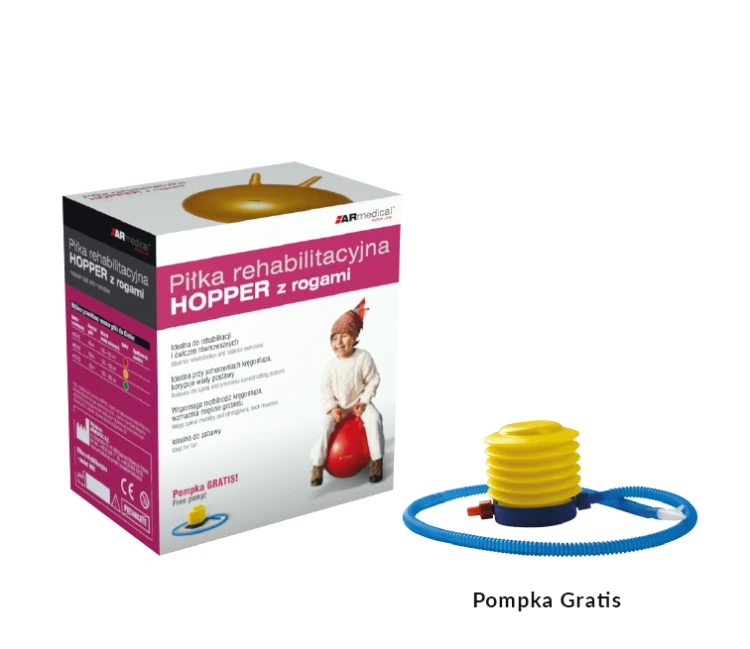 Piłka rehabilitacyjna „HOPPER” z rogami ARmedical HB2
