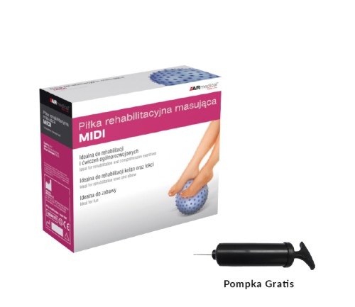 Piłka rehabilitacyjna masująca MIDI ARmedical