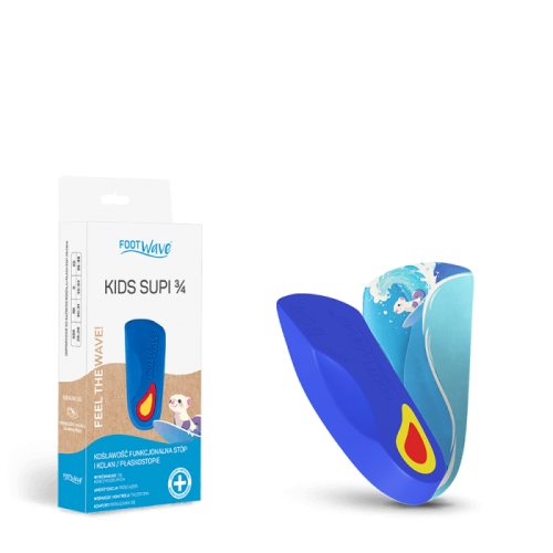 Wkładki ortopedyczne dla dzieci FootWave KIDS SUPI 3/4