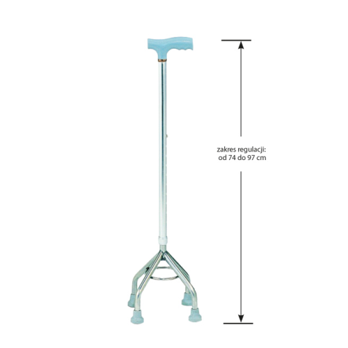 Laska inwalidzka czwórnóg wysoki Armedical AR-017W