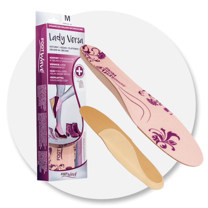 Wkładki ortopedyczne FootWave LADY VERSA