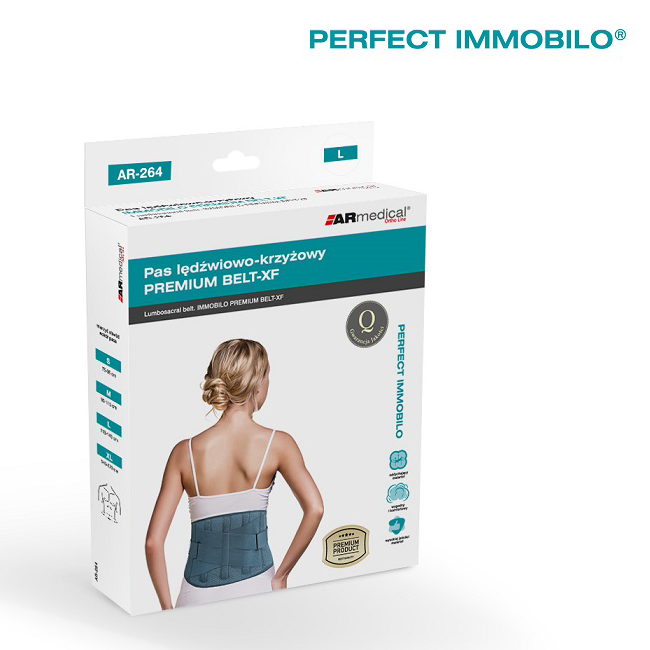 Pas lędźwiowo krzyżowy Armedical IMMOBILO PREMIUM BELT-XF AR-264