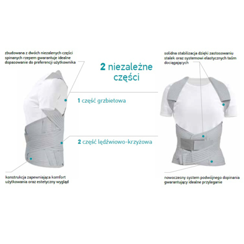 Sznurówka piersiowo lędźwiowo krzyżowa Armedical IMMOBILO PRO-H AR-6816