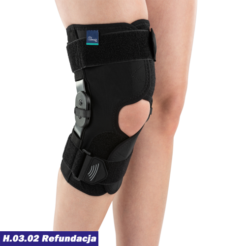 Stabilizator stawu kolanowego z szynami otwarty Timago TGO-C SK-O 504