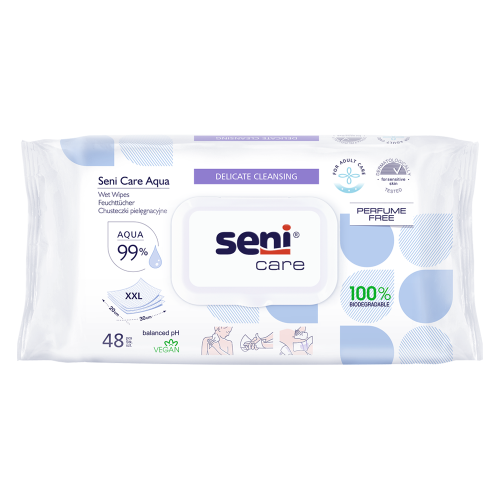 Chusteczki pielęgnacyjne Seni Care Aqua