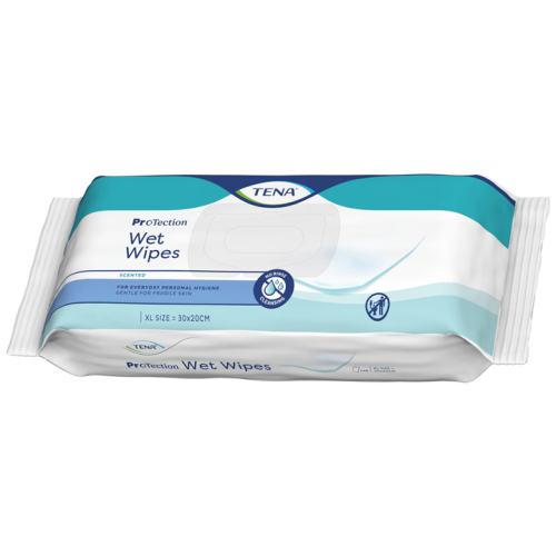 TENA Wet Wipes ProTection – chusteczki nawilżane, zapachowe
