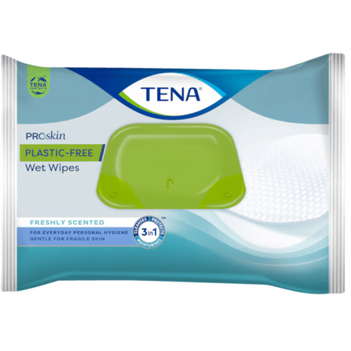 TENA Wet Wipes ProSkin Plastic Free – chusteczki nawilżane bez plastiku