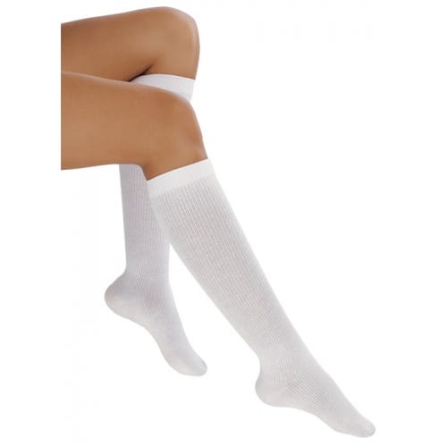 Podkolanówki kompresyjne Avicenum PHLEBO 310 TRAVEL COTTON, czubek zamknięty Aries
